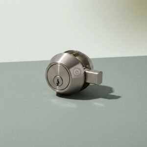 Double-cylinder deadbolt, Grade 1 — Keyed both sides, 1 in throw
