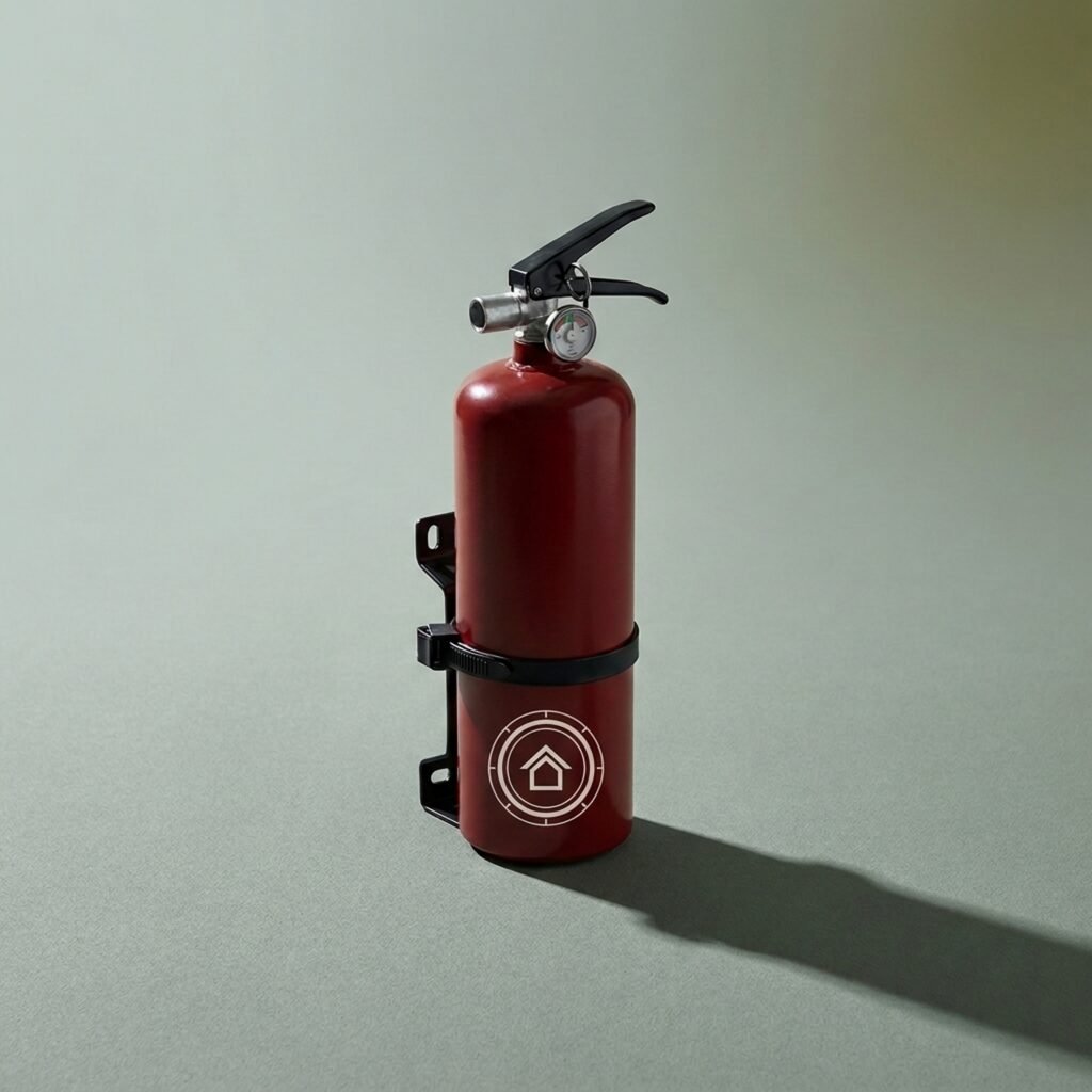 Fire extinguisher, 10 lb, with bracket — 4-A:80-B:C, 10 lb, vehicle bracket