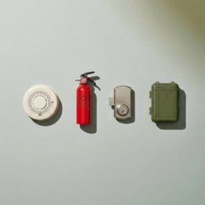 Entry door package — Grade 1 deadbolt, handleset, keypad, strike kit