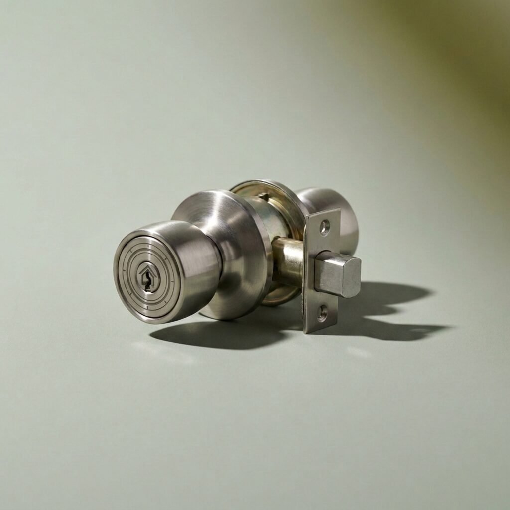 Sliding door lock, twin bolt — Two-point, drills to frame