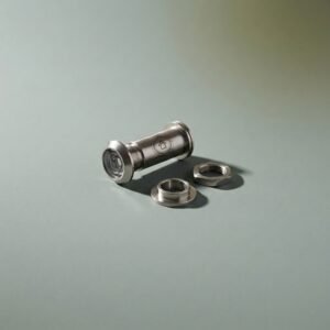 Door viewer, 220 degree — 220&deg; field, 14 mm bore, solid brass